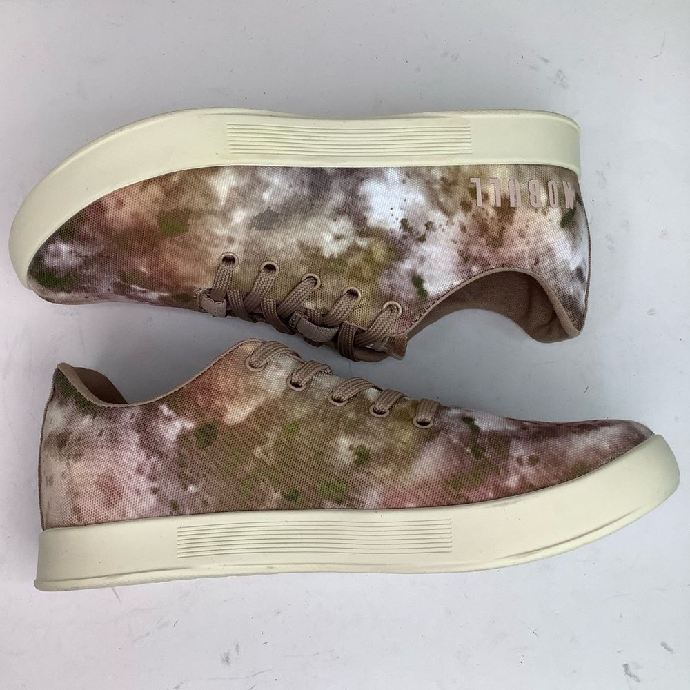 NoBull Tie-Dye Canvas Low Top Trainer Runner Multicolor Women Sneaker Shoes Sz 7 - Picture 5 of 10